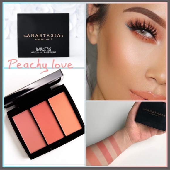 Anastasia Beverly Hills Peachy Love  Blush Trio - Warm Peach Tones NIB - Picture 1 of 3